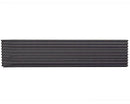 Grelha de ventilação 600 x 125 mm. preta
