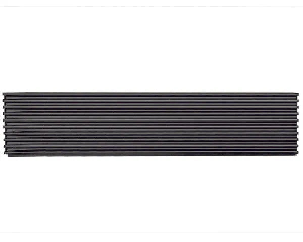 Grelha de ventilação 600 x 125 mm. preta