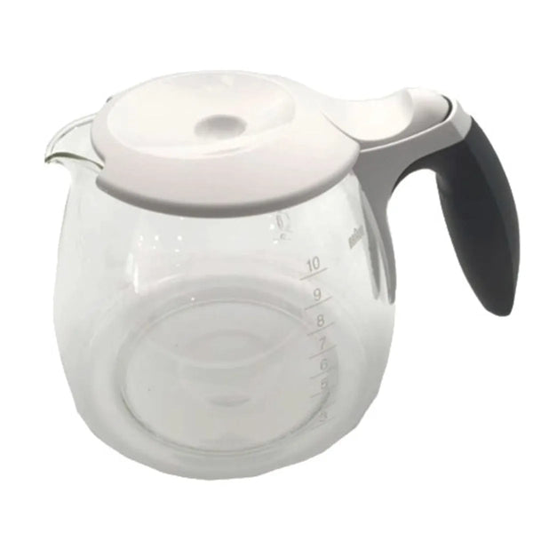 Jarra blanca de cafetera Braun KFK 500 10 tazas AX13210011