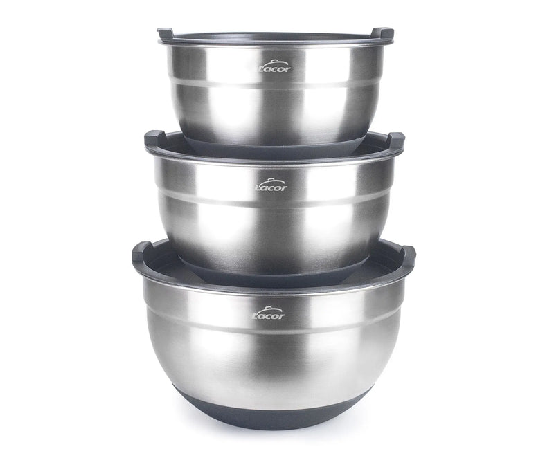 LACOR Set de 3 boles Inox 60050