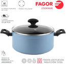 FAGOR Olla MAXIMA Azul + Tapa Ø20