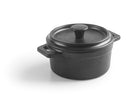 LACOR Cacerola con tapa de melamina mini-cocotte Black 63392