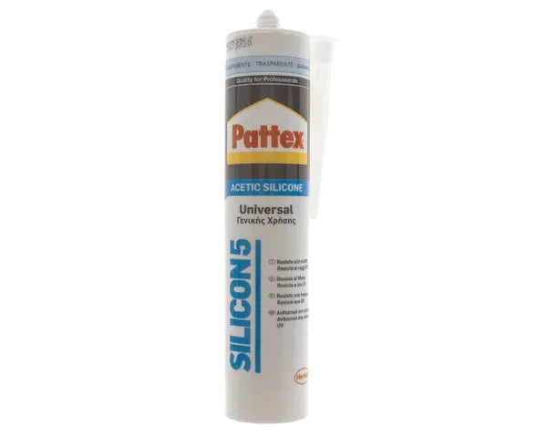 PATTEX Tubo de silicone translúcido 280 ml