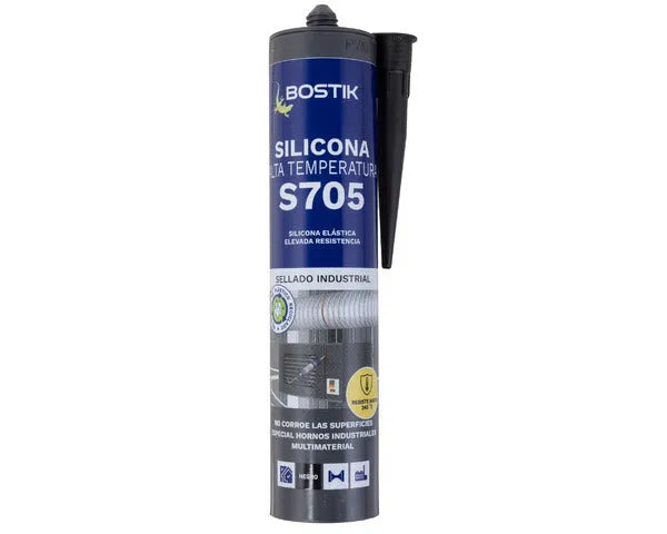 Silicone em Cor Preta 280Ml