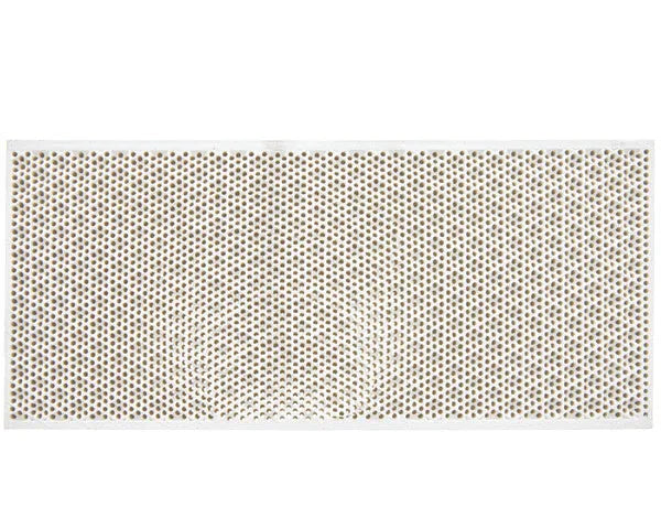 Placa cerâmica para fogão a gás 74x162 mm.