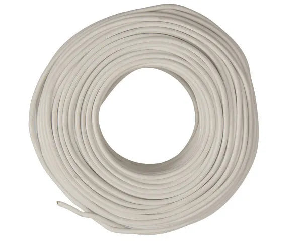 Cabo manguera branco 2x1mm. 1kv