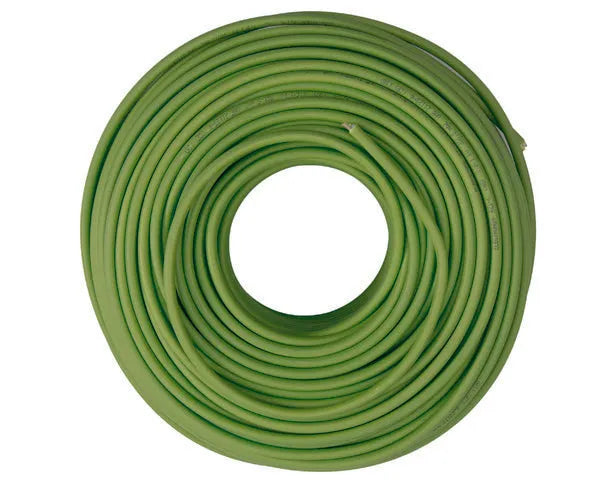 Cabo sem halogéneos verde 3X1,5 mm. 1m
