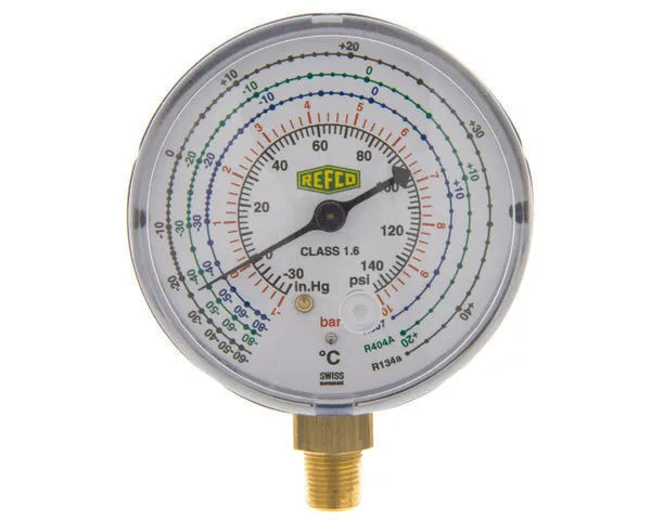 REFCO Manómetro de baixa pressão 1/8'