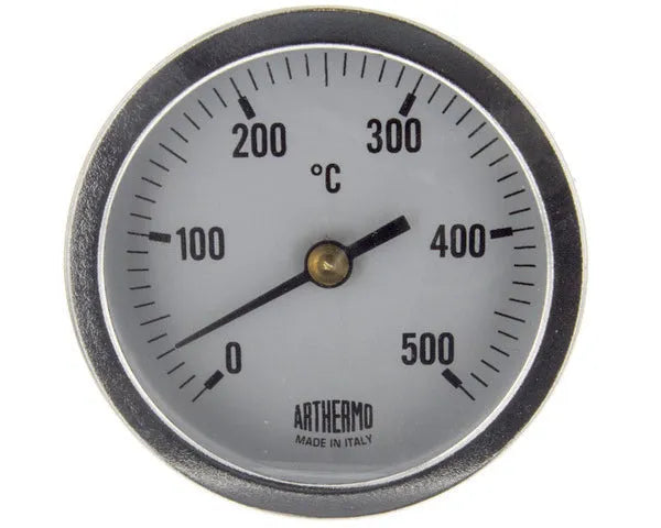 Termómetro para forno 0ºC a 500ºC Ø 63 MM 200 mm