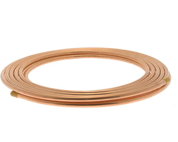 Tubo de cobre 1/2'' 15 m. norma EN12735-1