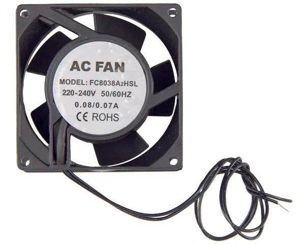 Motor de ventilador 80x80x38,5 mm 15w