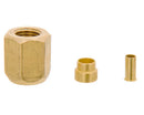 Casquilho-porca-manguito 1/4'' 0,8 mm