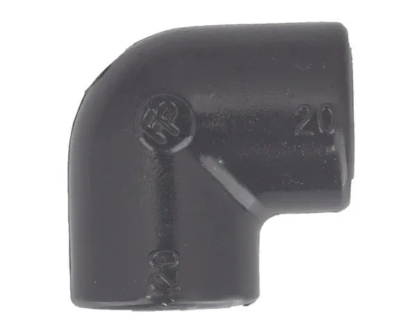 Cotovelo 90° para tubo rígido ø 20 mm. | 084.00.0021.