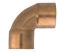 Cotovelo 90º h-h 90 cobre 1/2''