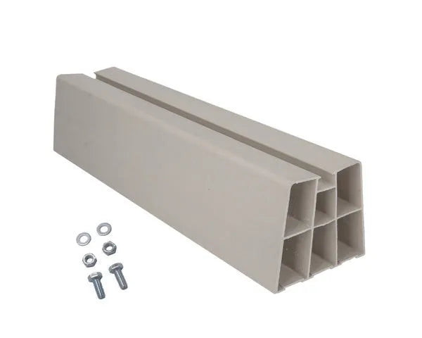 Suporte marfim para unidade exterior 35 cm. chão