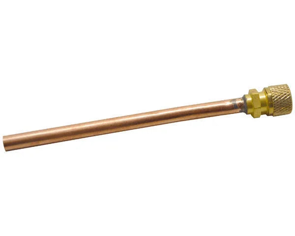 Válvula de obus com tubo 1/4" para soldar 6x100
