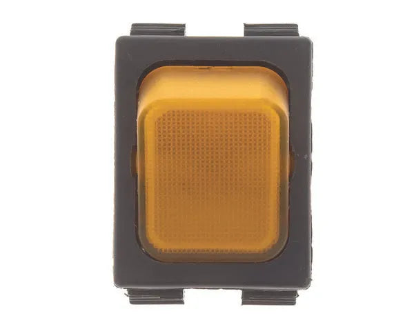 Pulsador desviador amarelo 30x22mm