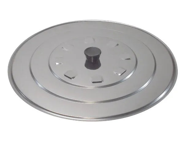 Tampa de aço inoxidável ø 32 cm.
