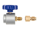 Válvula de serviço macho 1/4'' SAE x fêmea 7/16''