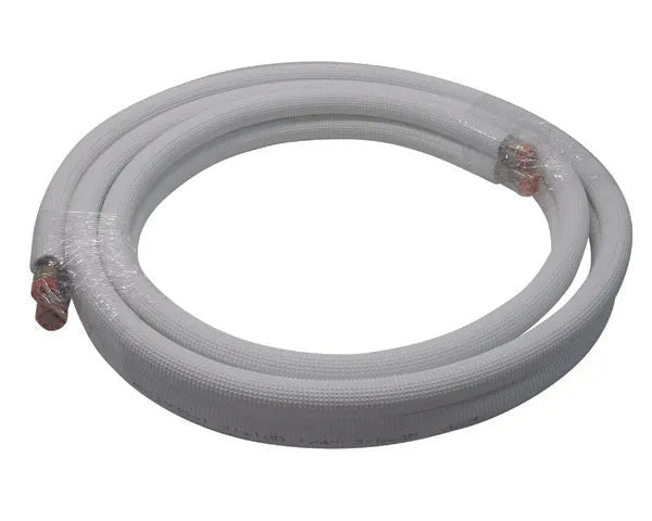 Tubo de cobre isolado duplo 1/4 + 3/8 3 m.