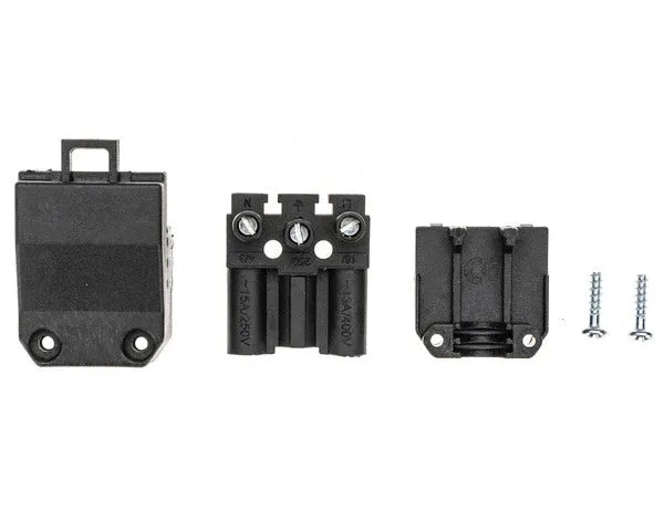 Conector fêmea 3 polos queimador