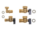 Conjunto de 3 torneiras para caldeira Ariston