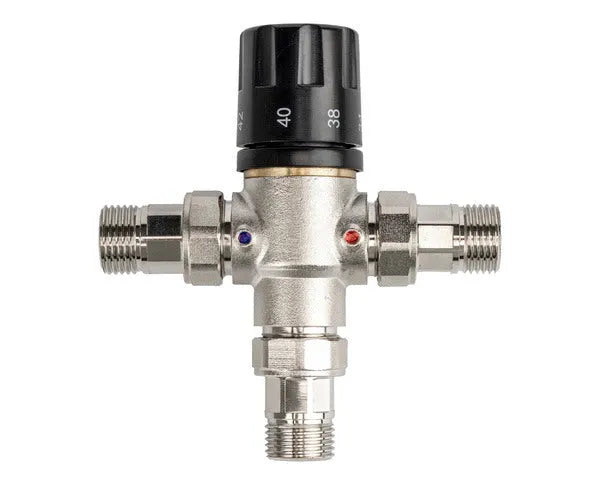 VÁLVULA MISTURADORA TERMOSTÁTICA 1/2" M-M