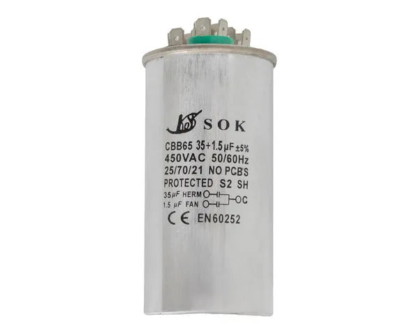 Condensador de trabalho 35µF + 1,5µF 450V