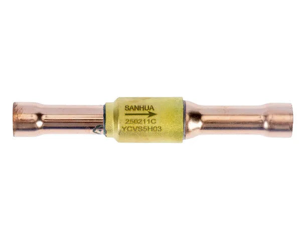 Sanhua válvula de retenção YCVS 5/8" para soldar