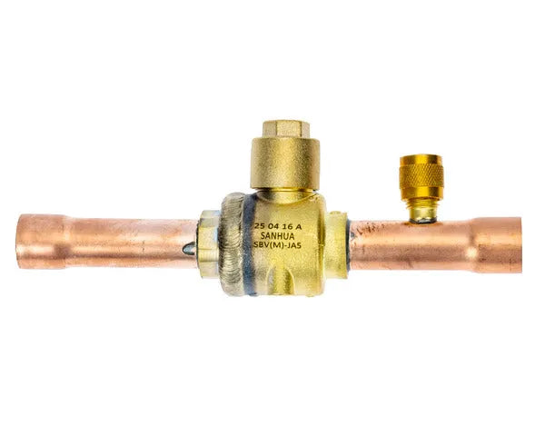 Sanhua válvula de esfera sbv 5/8'' para soldar com bujão