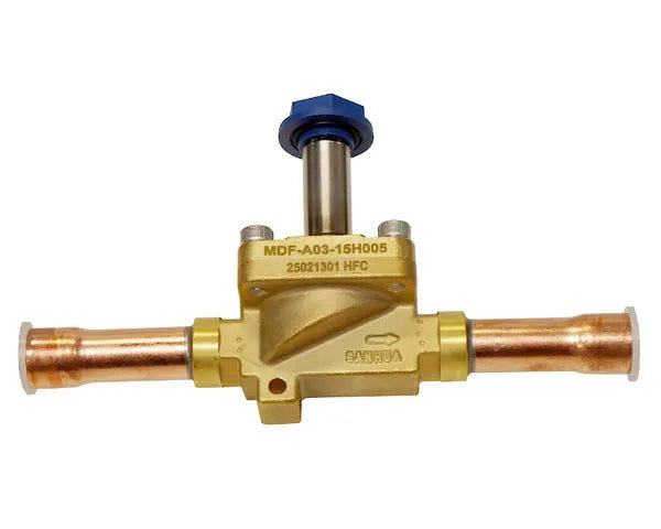 Sanhua válvula solenóide mdf 5/8" para soldar 2,30 m