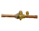 Sanhua válvula de esfera sbv 1/2" para soldar com bujão