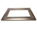 Moldura decorativa para micro-ondas prata mate