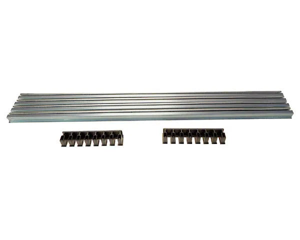 Grelha de ventilação 600x122mm inox