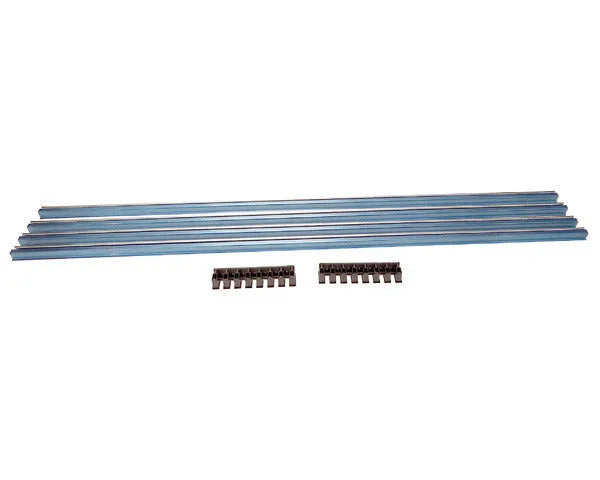 Grelha de ventilação 900x122mm inox mate