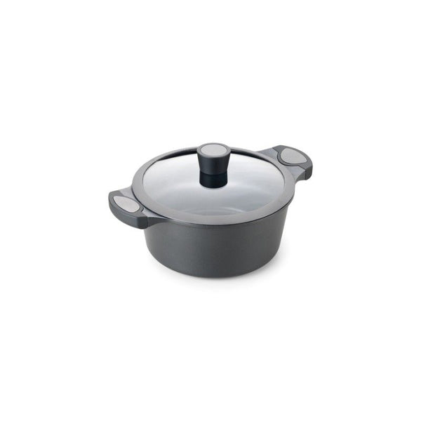 ALZA MATRIX cacerola con tapa aluminio fundido 24 cm.