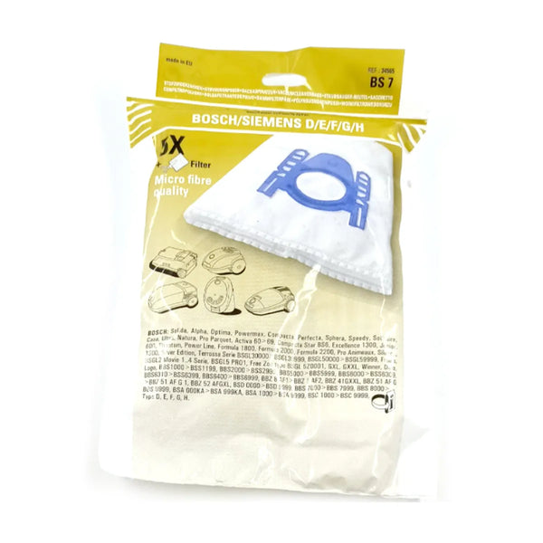 Bolsa aspirador Bosch Siemens Ufesa Type G Sintética -  5 unidades