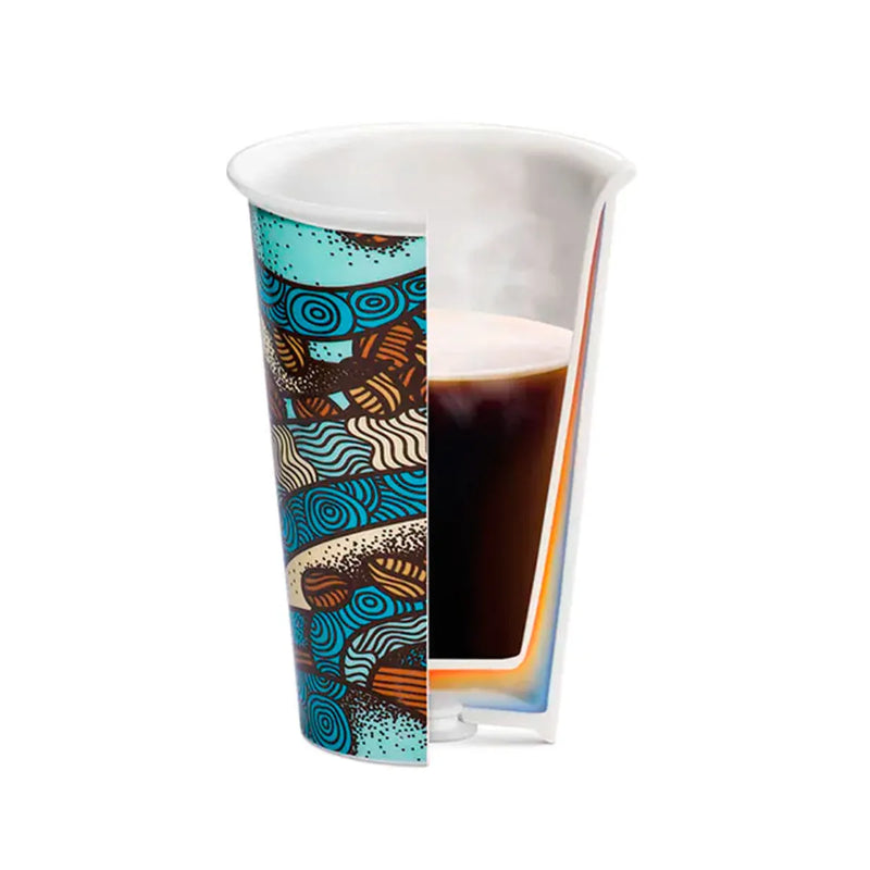 Delonghi taza térmica de cerámica y tapa de silicona 300 ml  DLSC055