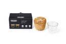 DeLonghi Copos de Café Espresso AS00009914 - Conjunto de 2 Copos de Parede Dupla em Vidro Borosilicato 90ml