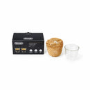 DeLonghi Copos de Café Espresso AS00009914 - Conjunto de 2 Copos de Parede Dupla em Vidro Borosilicato 90ml