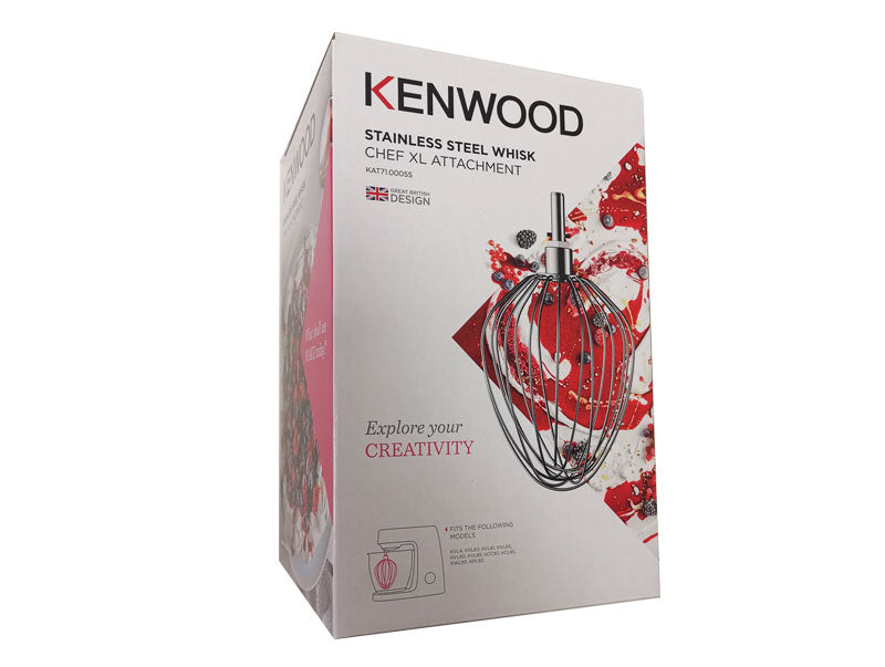 Haste batedeira de aço inoxidável Kenwood Chef XL Robot KAT71.000SS - AW20011051