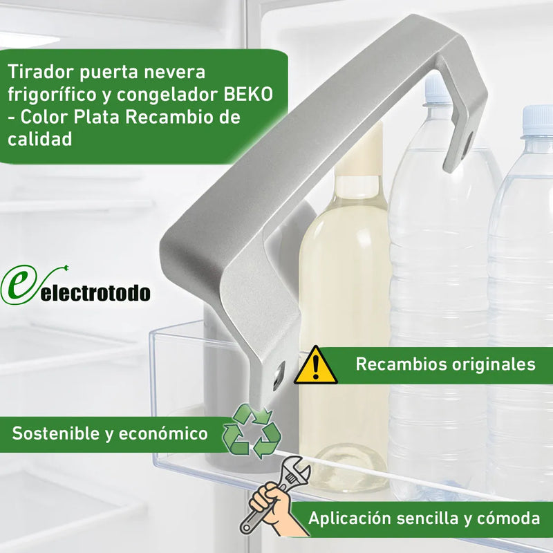 Pega de frigorífico ORIGINAL Inox Beko
