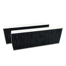 Pack de dois filtros de carvão para exaustor.