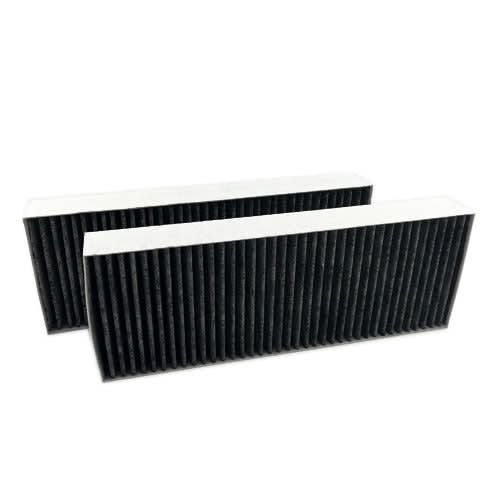 Pack de dois filtros de carvão para exaustor.