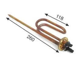 Resistência Termo Elétrico Ariston Indesit Cointra Fleck 1200W 28cm