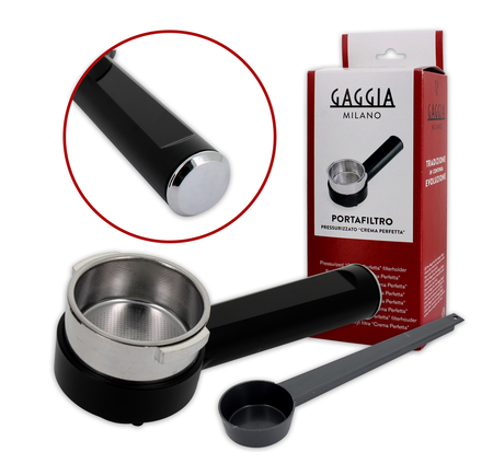 Porta-filtro pressurizado ORIGINAL Gran Grema para máquina de café Saeco 996530067961