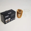 DeLonghi Conjunto de copos para lattemacchiato para máquinas de café AS00009916
