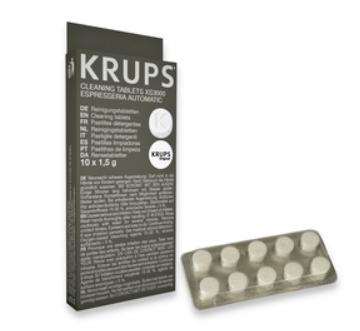 Pastilhas de limpeza para máquinas de café Krups XS3000