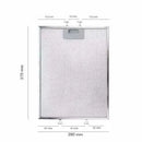 Filtro metálico campana extractora 370x280 Teka 81460072