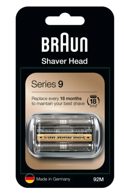 Cuchillas afeitadora Braun Combi Pack 92B Negro Series 9 81626417